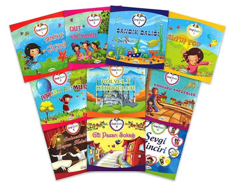 Sevgi Zinciri (10 kitap Set) (7-9 yaş)