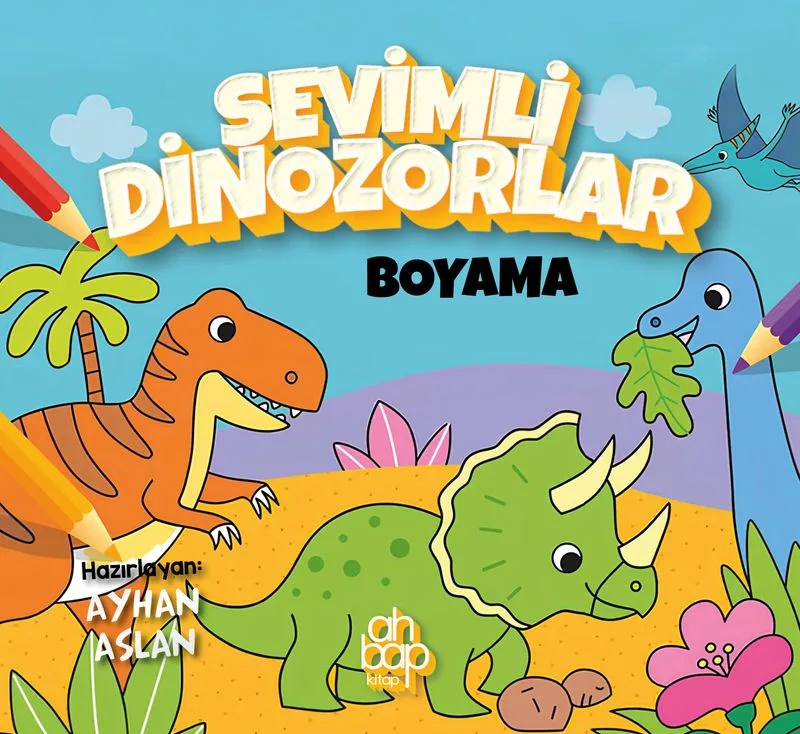 Sevimli Dinozorlar Boyama