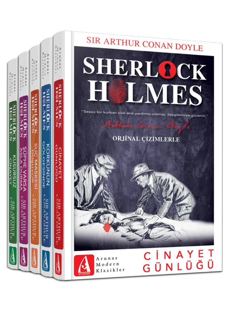 Sherlock Holmes Bütün Hikayeler Set (5 Kitap)