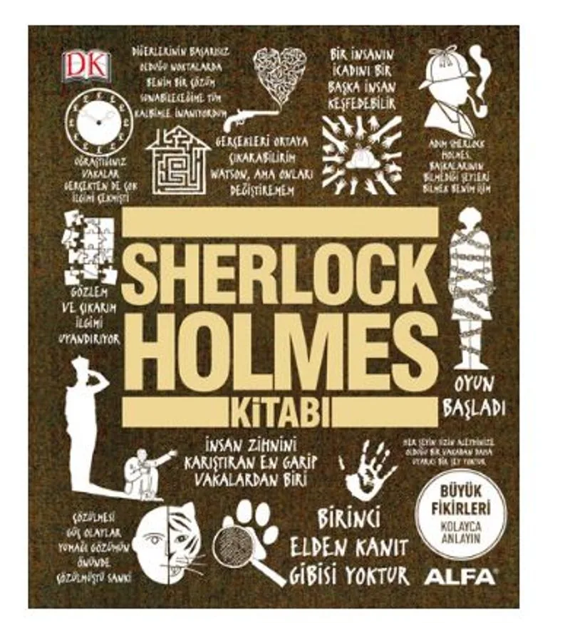 Sherlock Holmes Kitabı (Ciltli) / DK Büyük Fikirler Serisi