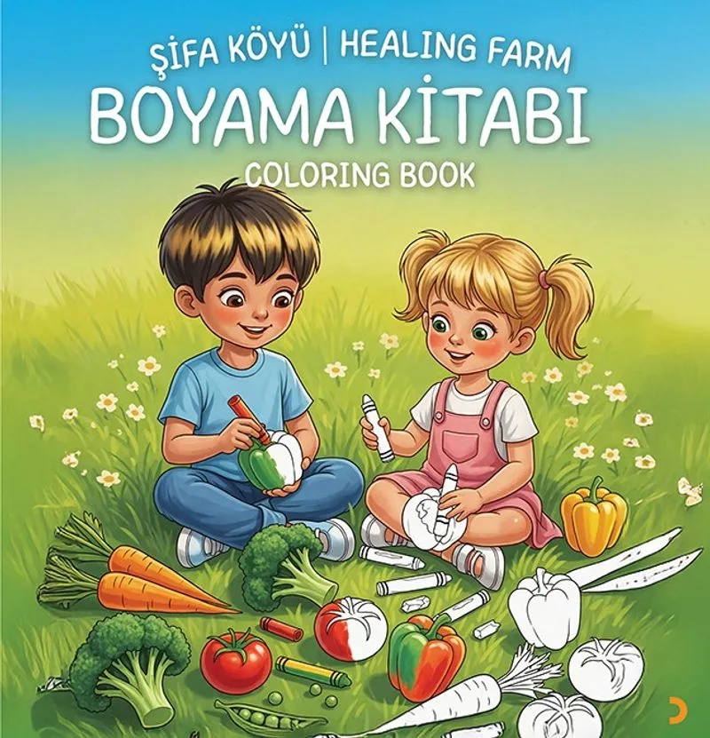 Şifa Köyü Healing Farm Boyama Kitabı Coloring Book