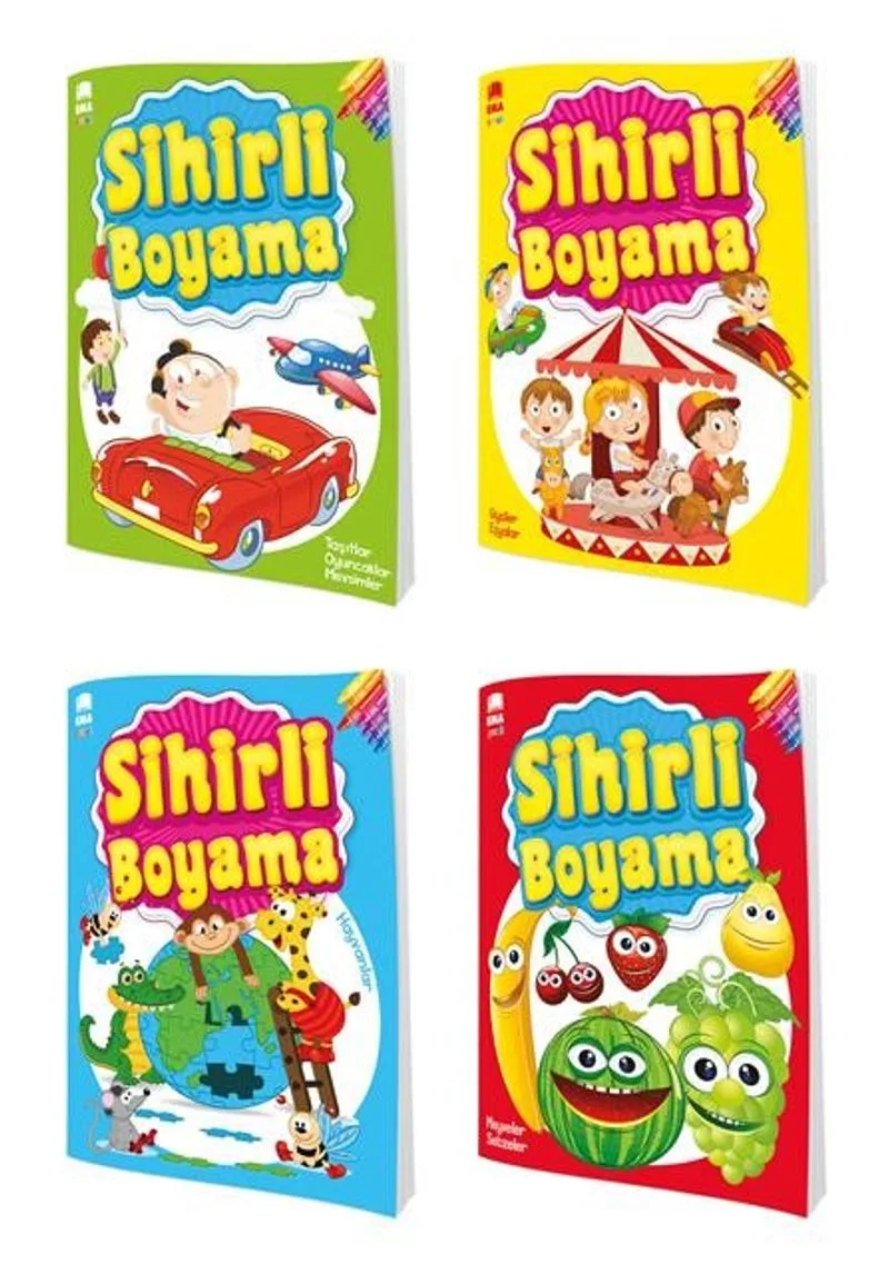 Sihirli Boyama (4 Kitap)