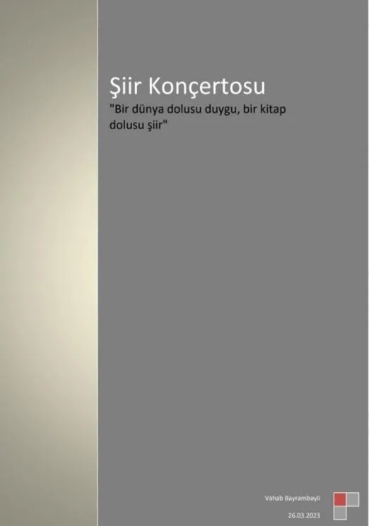 Şiir Konçertosu