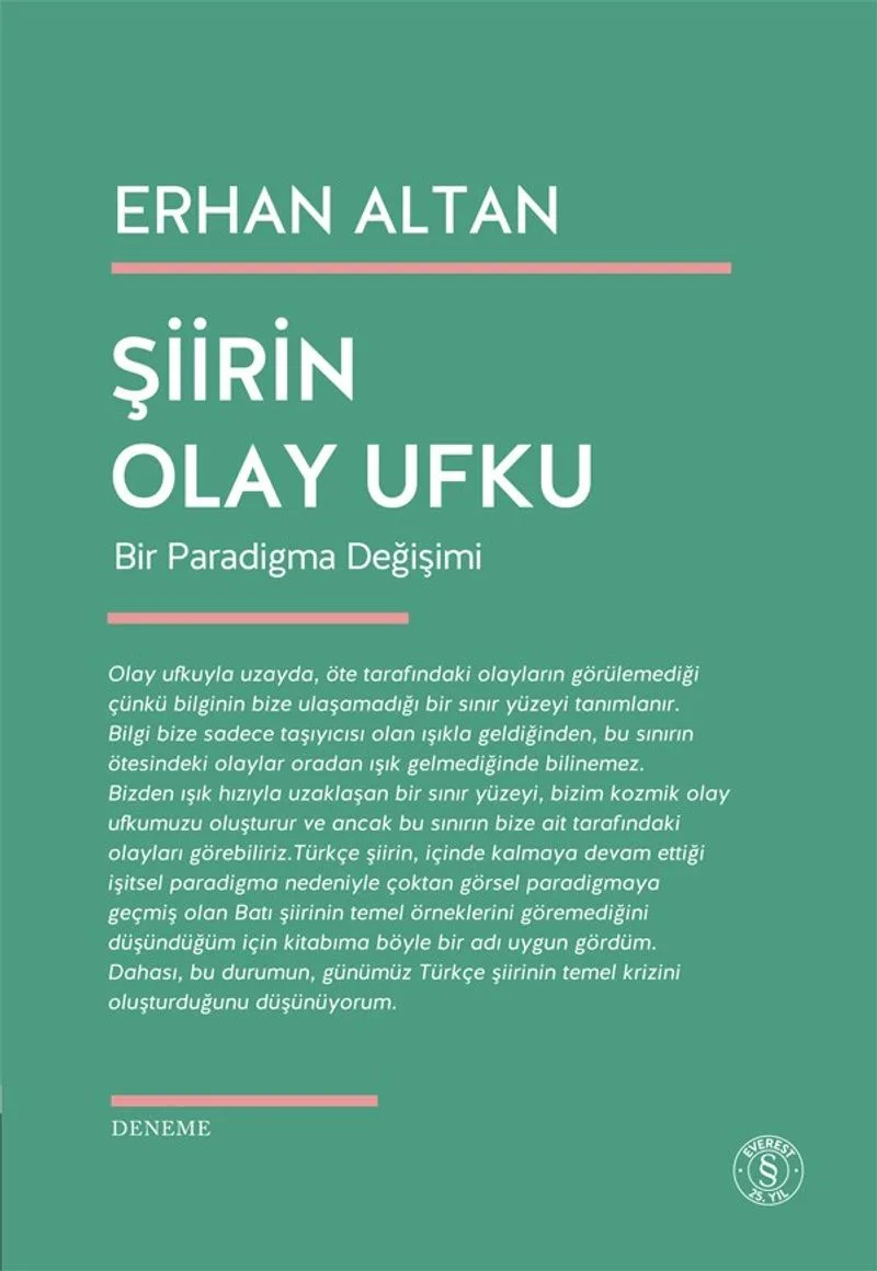 Şiirin Olay Ufku Bir Paradigma Değişimi