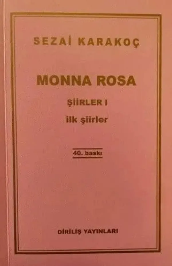 Şiirler I - Monna Rosa