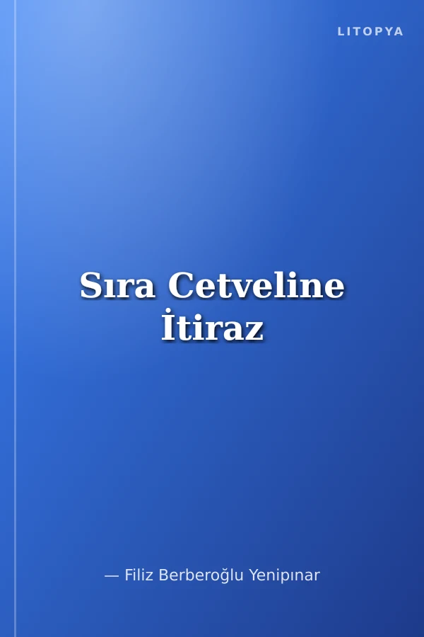 Sıra Cetveline İtiraz