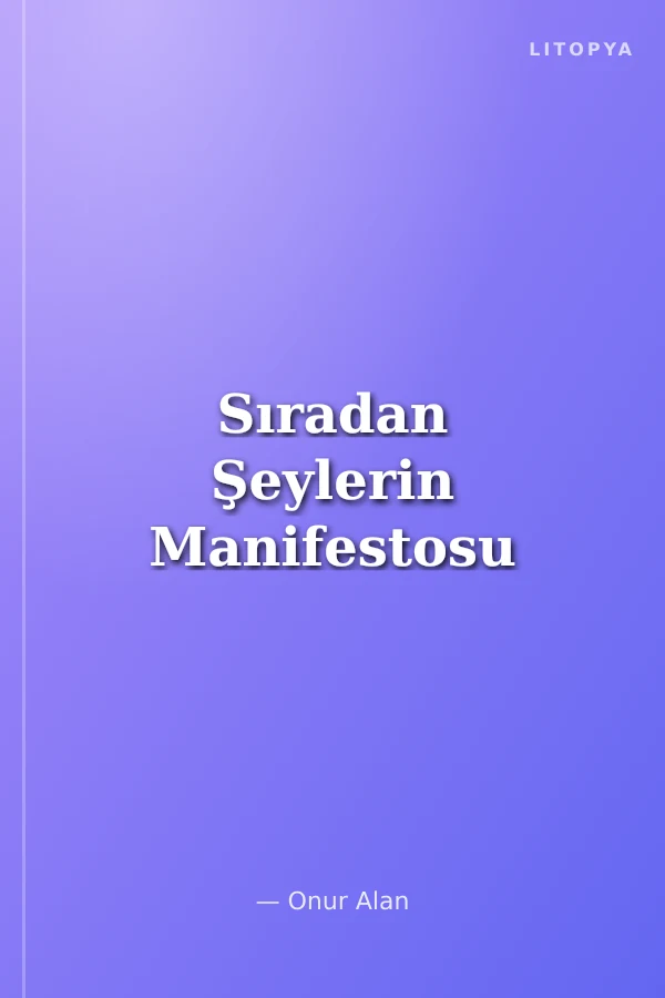 Sıradan Şeylerin Manifestosu