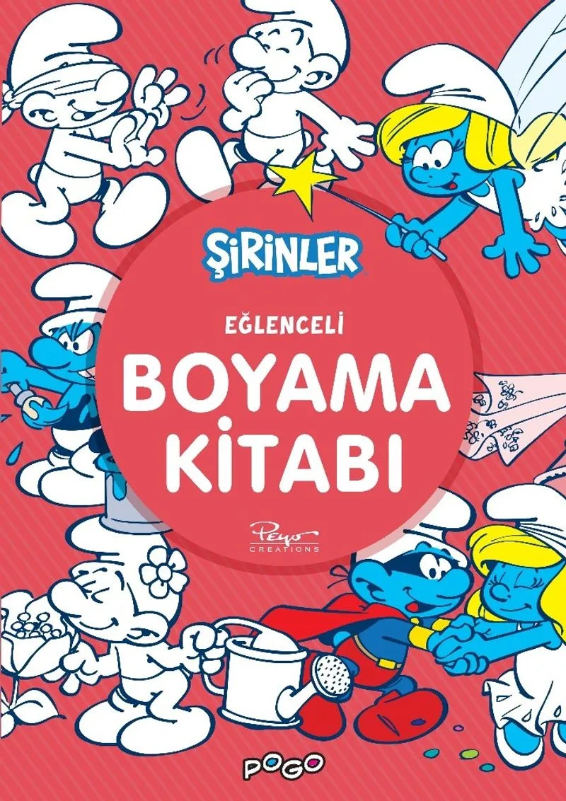Şirinler Eğlenceli Boyama Kitabı