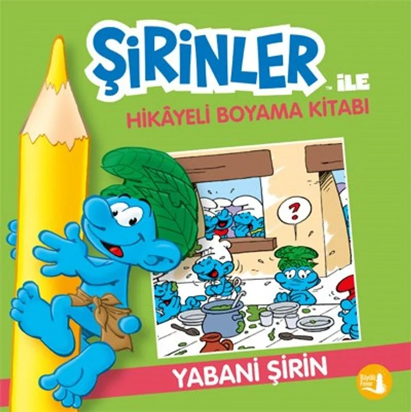 Şirinler ile Hikayeli Boyama Kitabı / Yabani Şirin