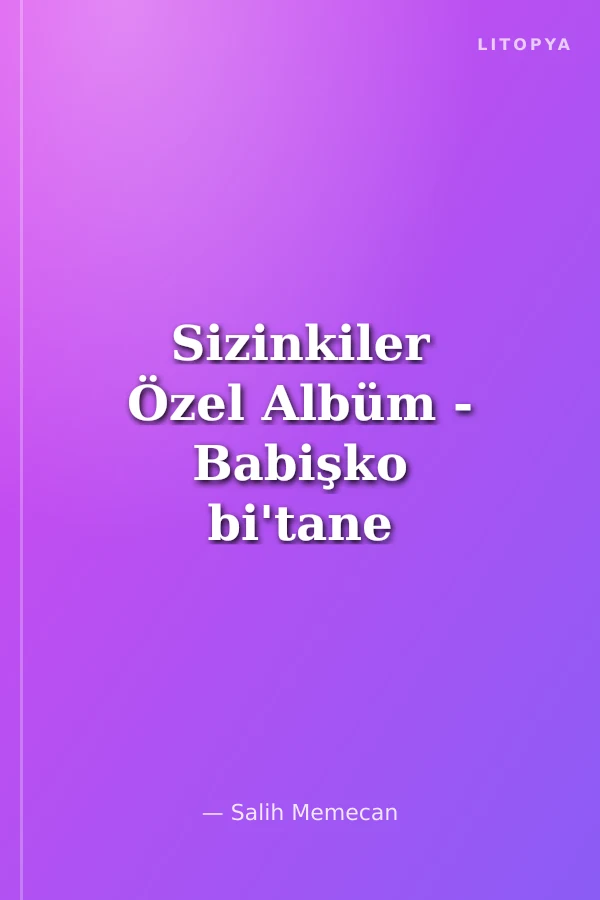 Sizinkiler Özel Albüm - Babişko bi'tane
