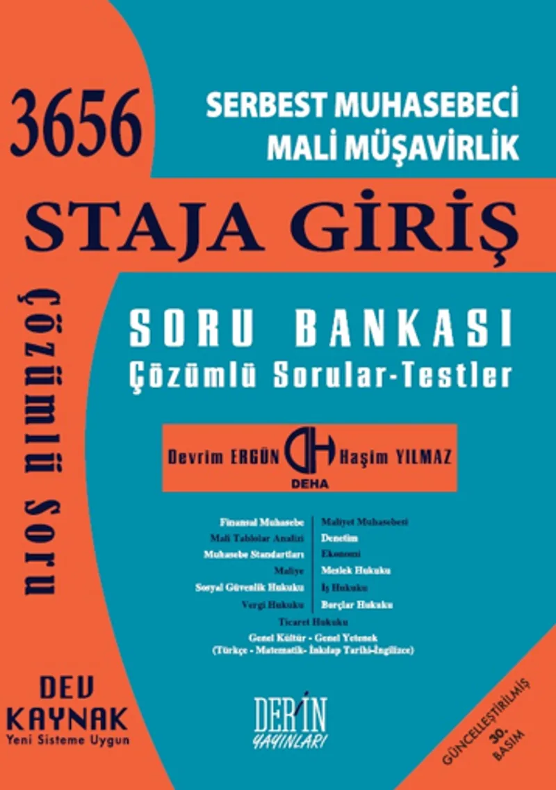 SMMM Staja Giriş Soru Bankası