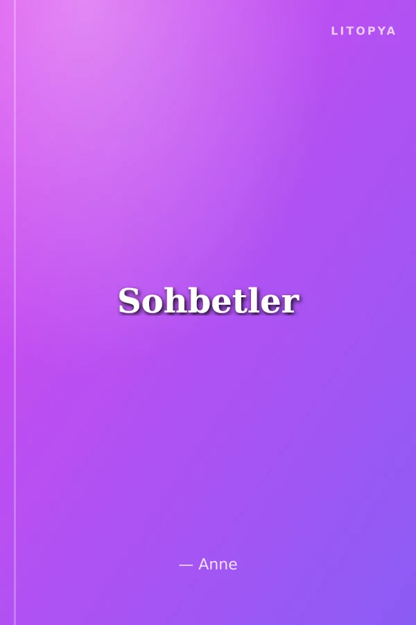 Sohbetler