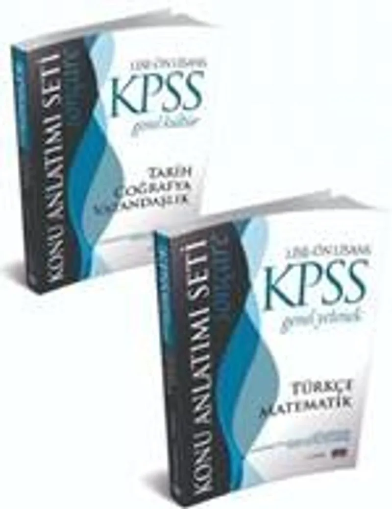 Son Çare KPSS Lise-Önlisans Genel Kültür Genel Yetenek Konu Anlatımı