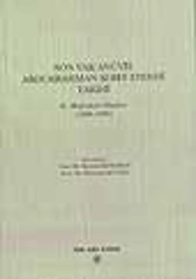 Son Vak'anüvis Abdurrahman Şeref Efendi Tarihi