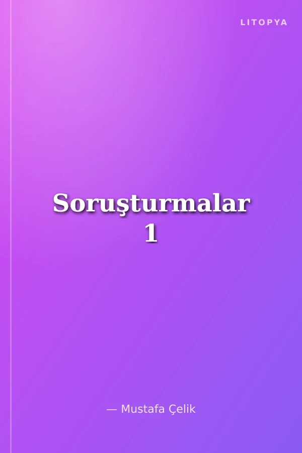 Soruşturmalar 1