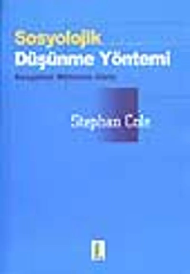 Sosyolojik Düşünme Yöntemi / 14-A-71