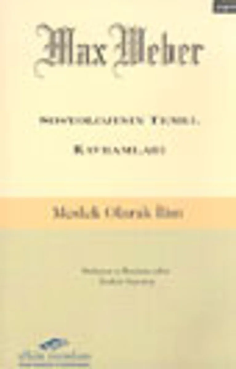 Sosyolojinin Temel Kavramları ve Meslek Olarak İlim