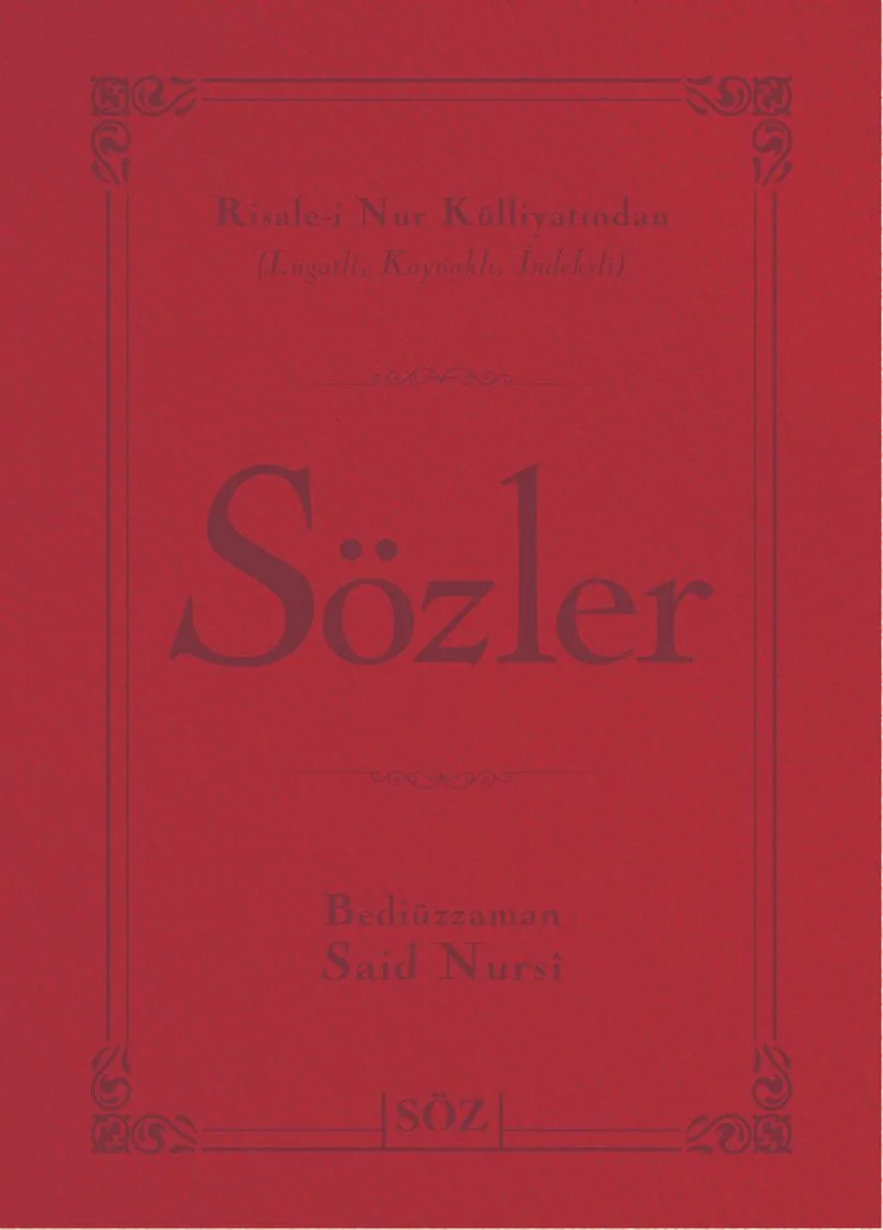 Sözler (Şamua, İki Renk, İthal Termo Deri Cilt) (Çanta Boy)