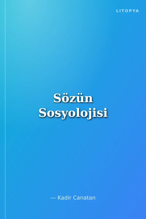 Sözün Sosyolojisi