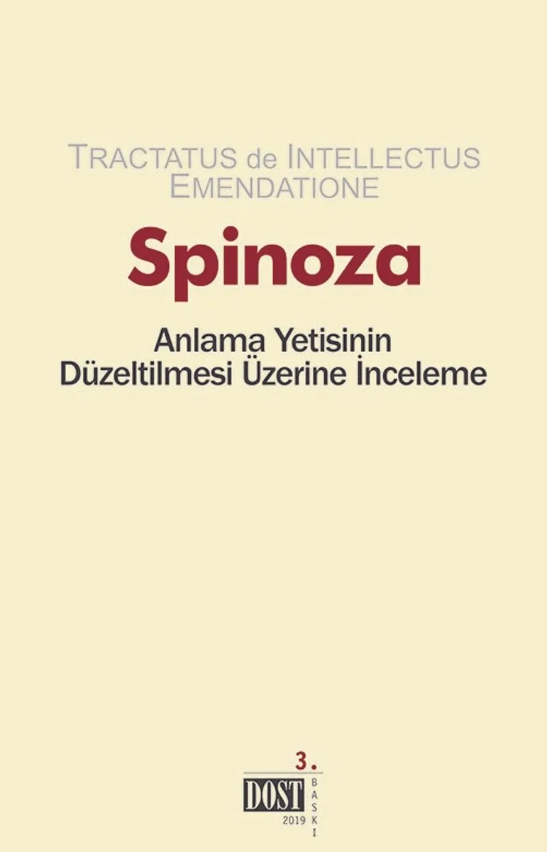Spinoza Anlama Yetisinin Düzeltilmesi Üzerine İnceleme