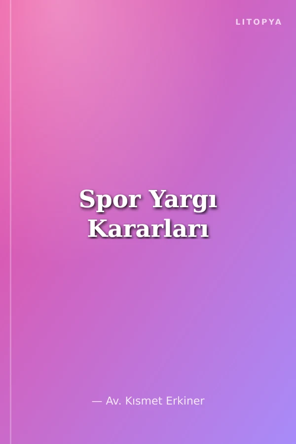 Spor Yargı Kararları