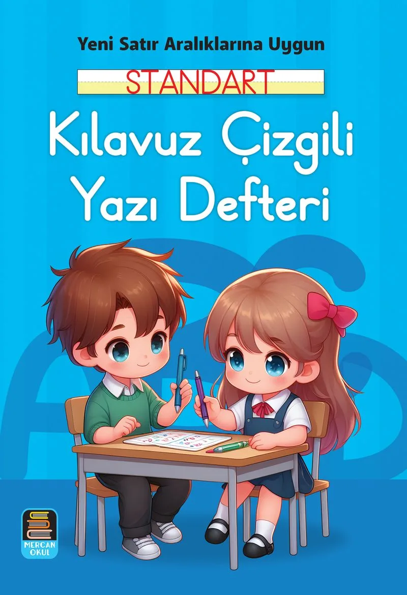 Standart Kılavuz Çizgili Yazı Defteri (16x24 Ebat) Yeni Satır Aralıklarına Uygun