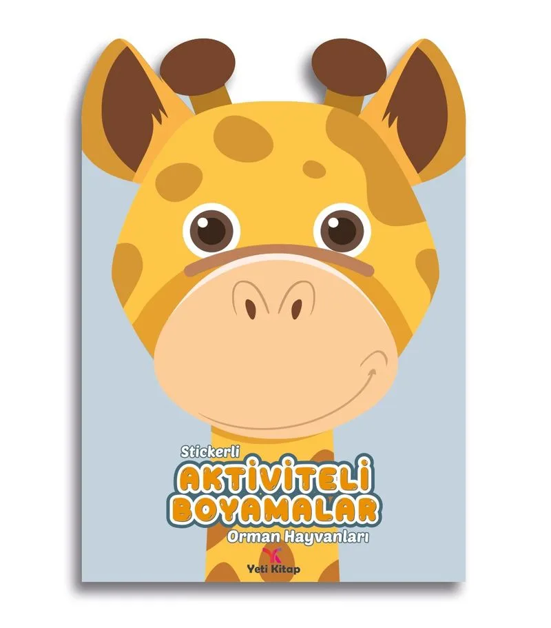 Stickerli Aktiviteli Boyamalar Orman Hayvanları