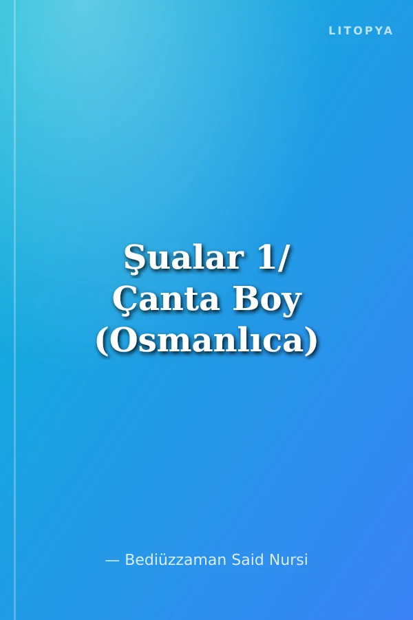 Şualar 1/ Çanta Boy (Osmanlıca)