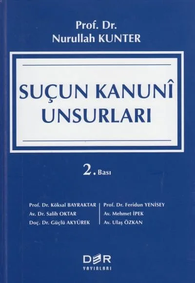 Suçun Kanunî Unsurları
