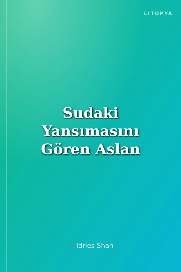 Sudaki Yansımasını Gören Aslan
