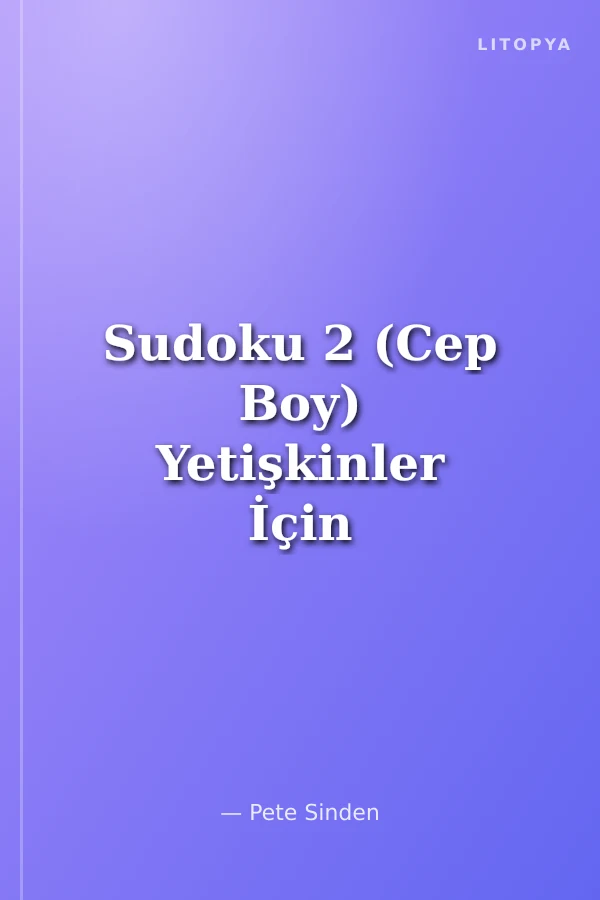 Sudoku 2 (Cep Boy) Yetişkinler İçin