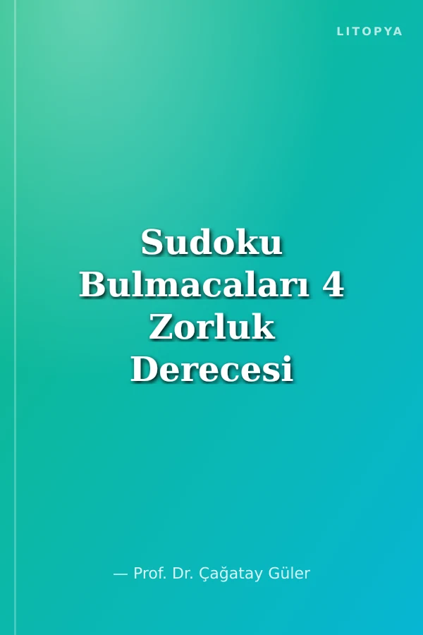 Sudoku Bulmacaları 4 Zorluk Derecesi 1