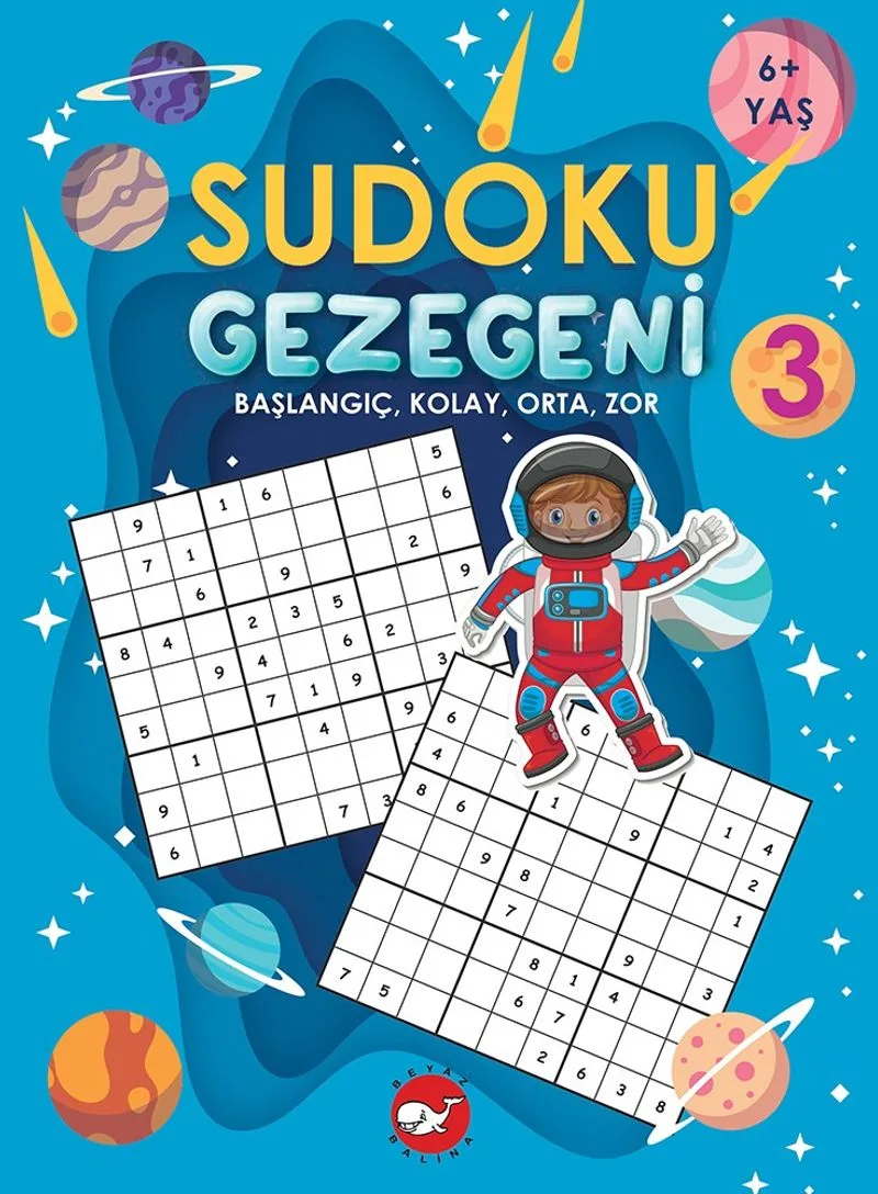 Sudoku Gezegeni 3 / Başlangıç, Kolay, Orta, Zor