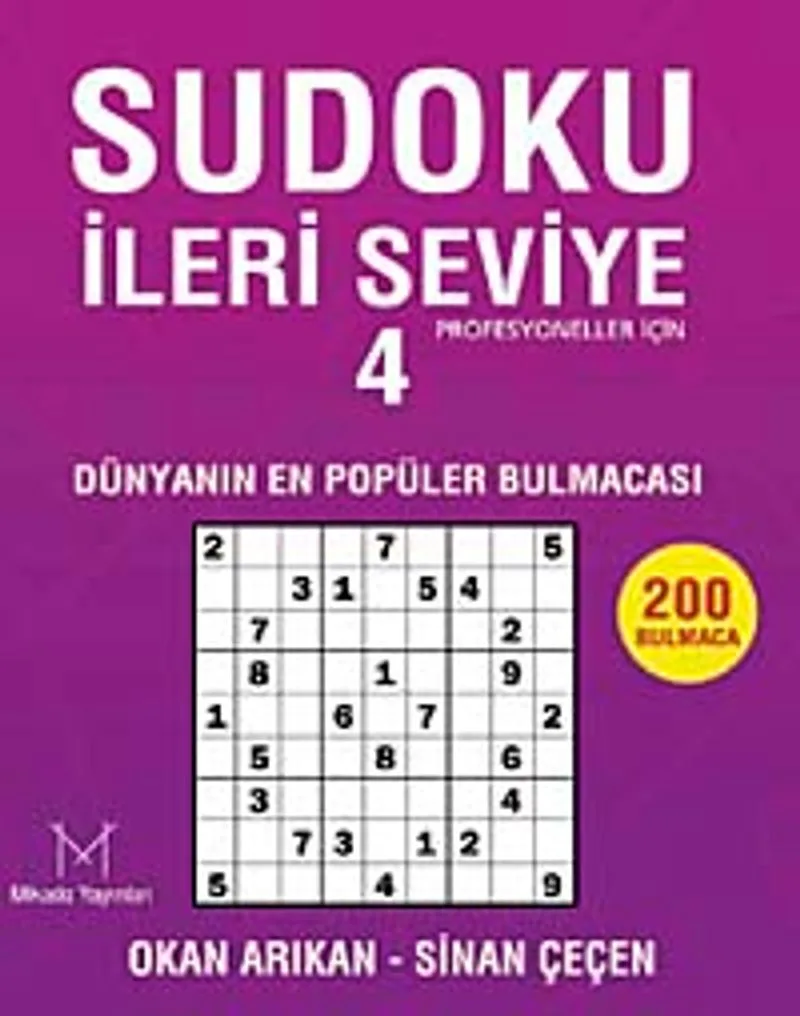 Sudoku İleri Seviye-4 Profesyoneller İçin