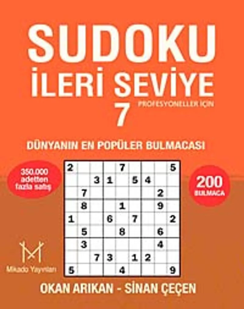 Sudoku İleri Seviye 7 Profesyoneller İçin