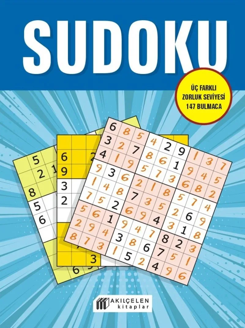 Sudoku Üç Farklı Zorluk Seviyesi 147 Bulmaca
