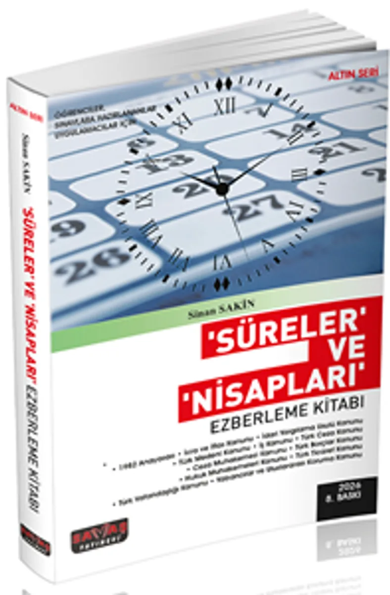 Süreler ve Nisapları Ezberleme Kitabı