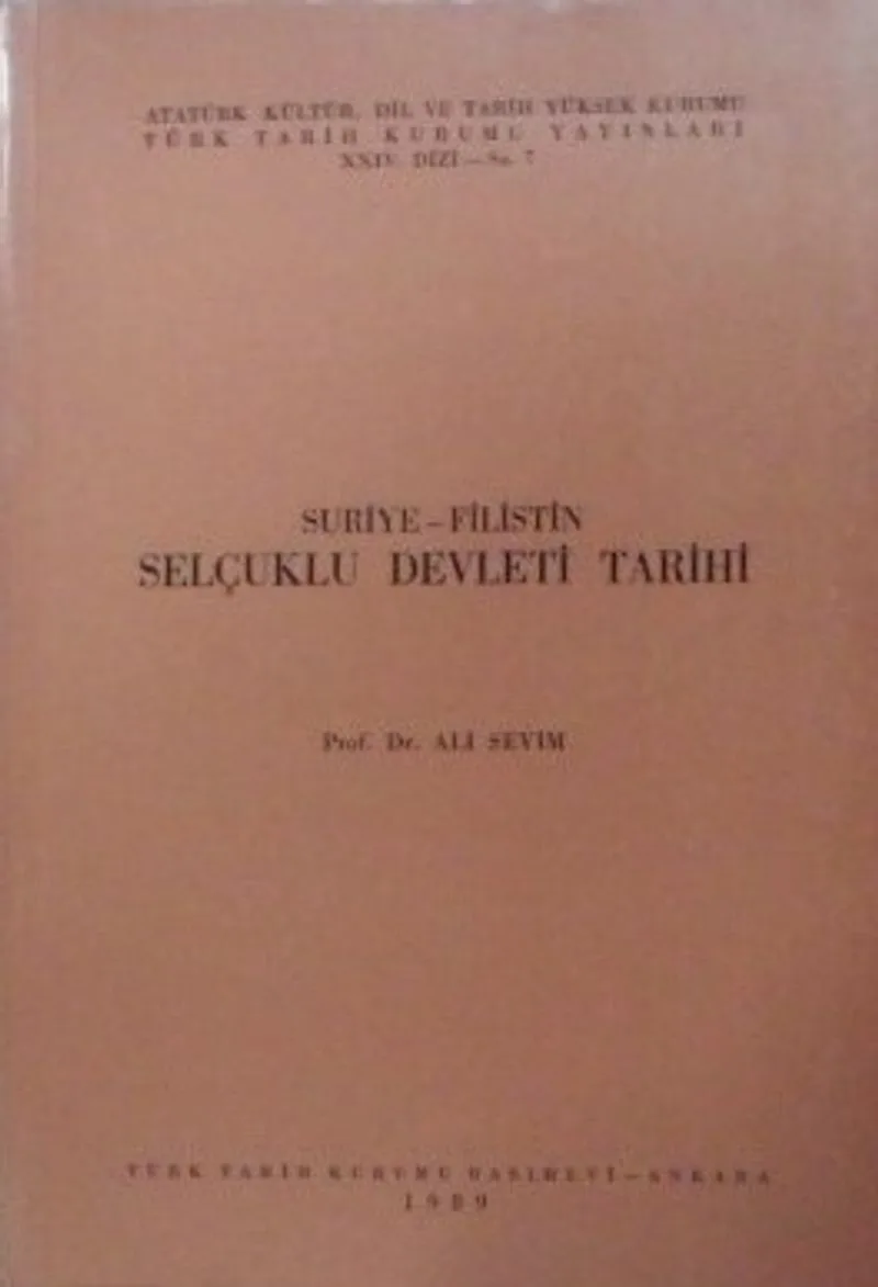 Suriye Filistin Selçuklu Devleti Tarihi / 13-Z-60