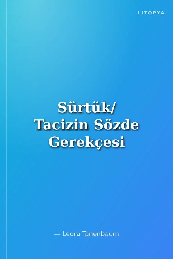 Sürtük/ Tacizin Sözde Gerekçesi