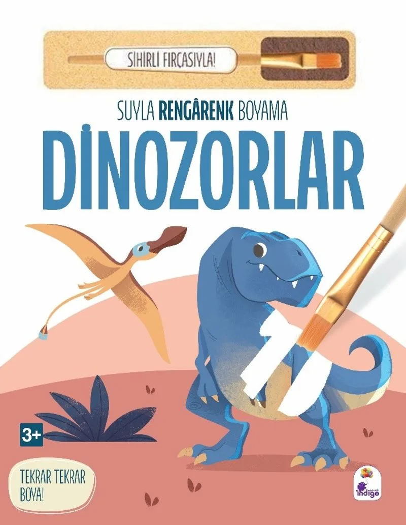 Suyla Rengarenk Boyama / Dinozorlar (Sihirli Fırçasıyla)
