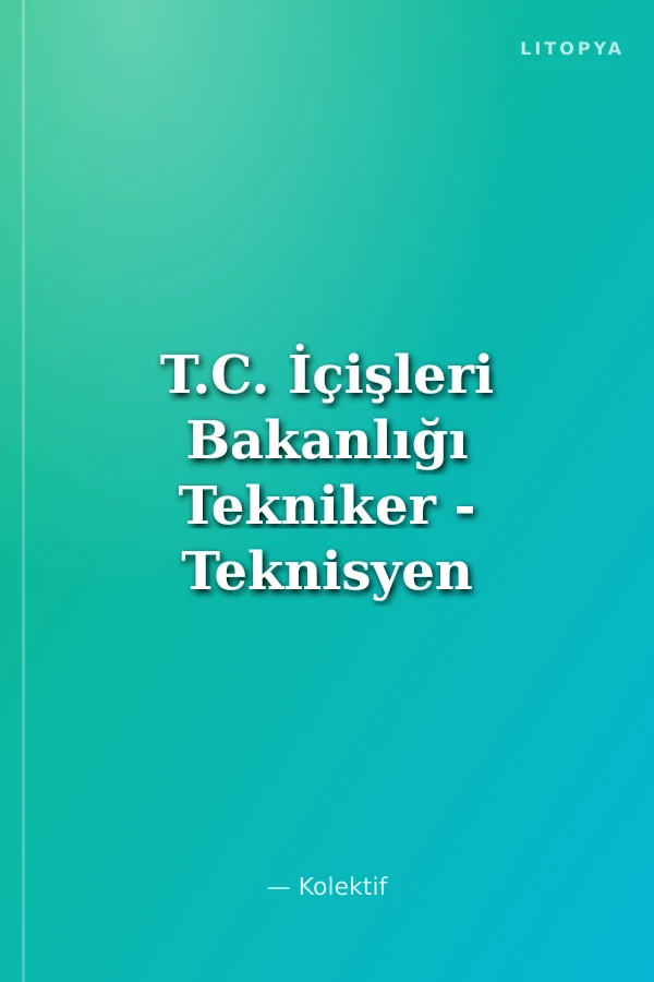 T.C. İçişleri Bakanlığı Tekniker - Teknisyen ÜDS Soru Bankası - Karekod Çözümlü