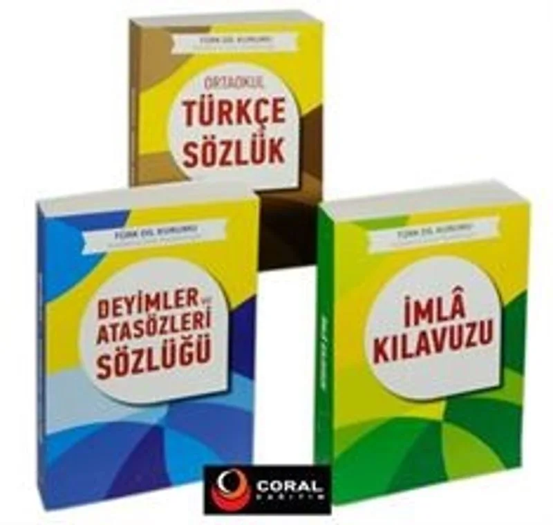 T.D.K. Uyumlu Ortaokul Sözlük Seti (3 Kitap)