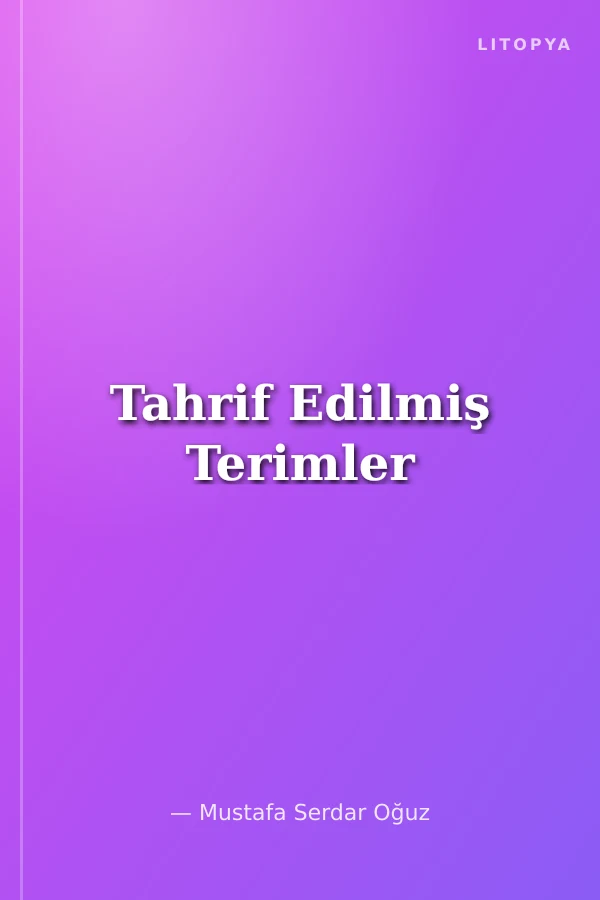 Tahrif Edilmiş Terimler