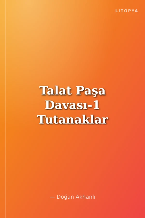 Talat Paşa Davası-1 Tutanaklar