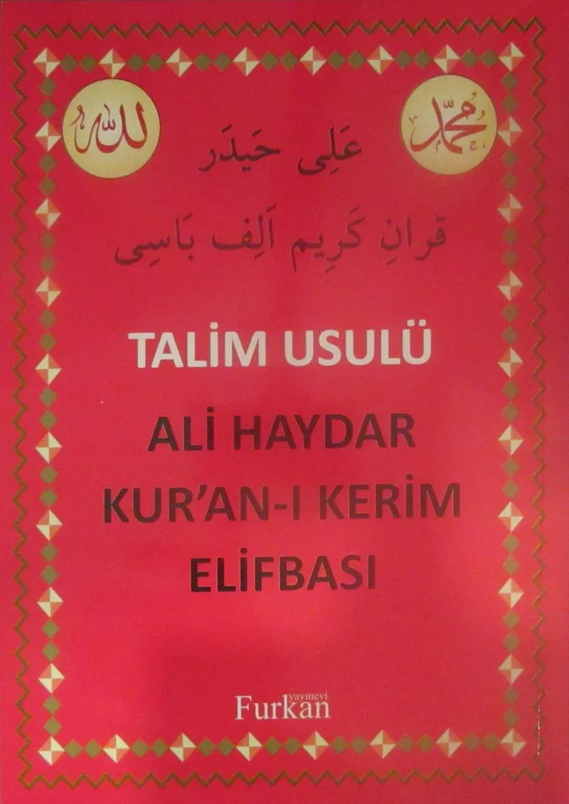 Talim Usulü Ali Haydar Kur'an-ı Kerim Elifbası