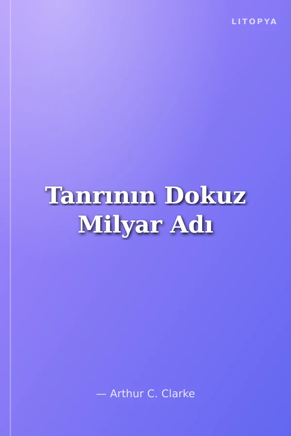 Tanrının Dokuz Milyar Adı