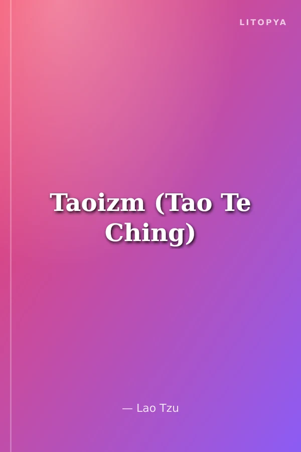 Taoizm (Tao Te Ching)