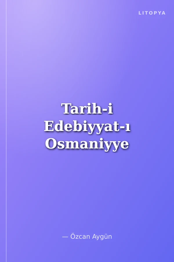 Tarih-i Edebiyyat-ı Osmaniyye