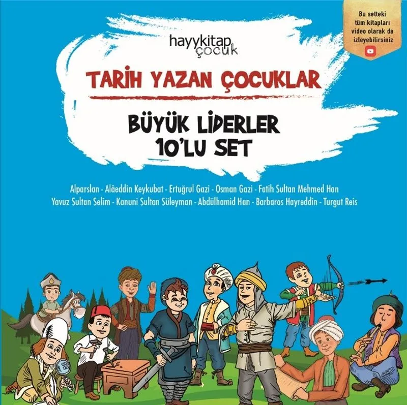 Tarih Yazan Çocuklar (Büyük Liderler 10'lu Set)