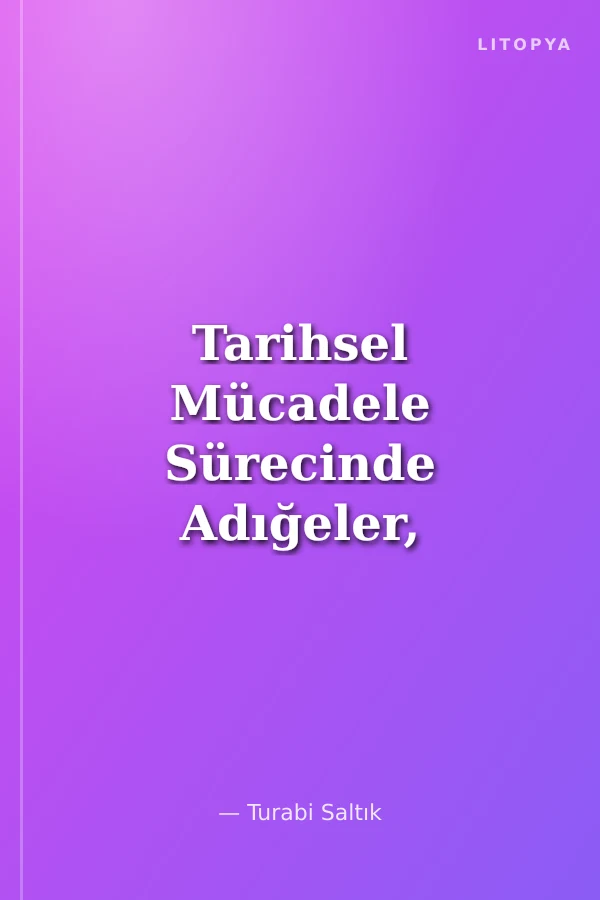 Tarihsel Mücadele Sürecinde Adığeler, Abhazlar, Alanlar (Osetinler), Çeçenler